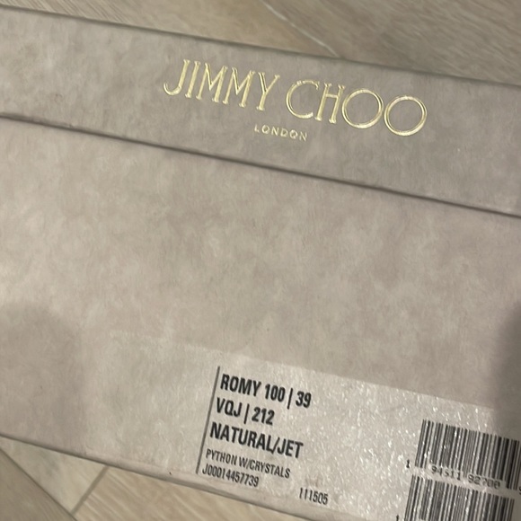 Jimny Choo "Romy" snakeskin pumps - Picture 7 of 7